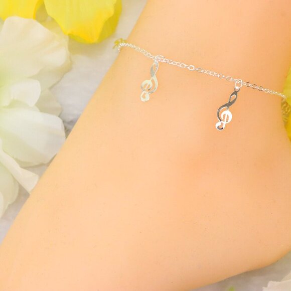 Minimalist Anklet, Sleek & Modern Design, Women’s Fashion, YC110204-A - Picture 3 of 10
